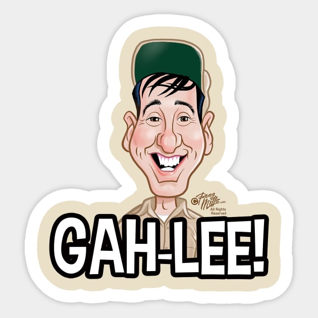 Gomer Pyle Sticker by CaricatureWorx